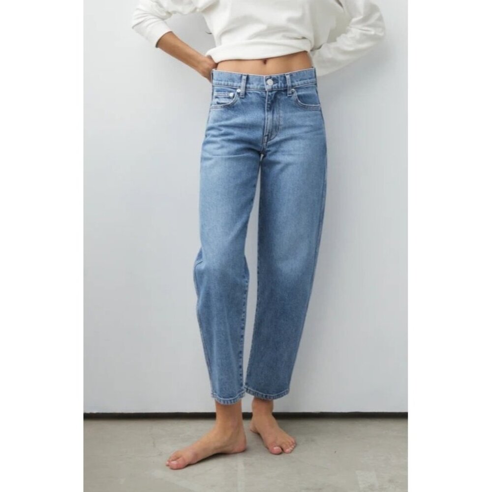 AYR Jeans Womens 28 The Knockout Barrell Baggy High Rise Cropped Denim